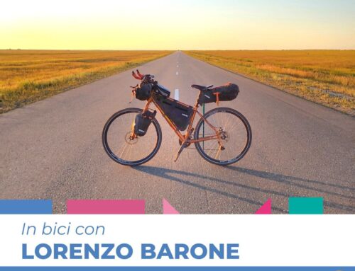 In bici con Lorenzo Barone