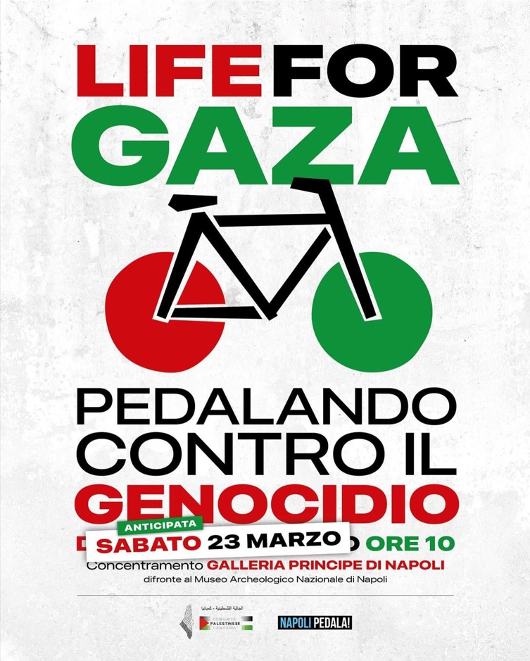 Life for Gaza: Pedalando Contro il Genocidio a Gaza