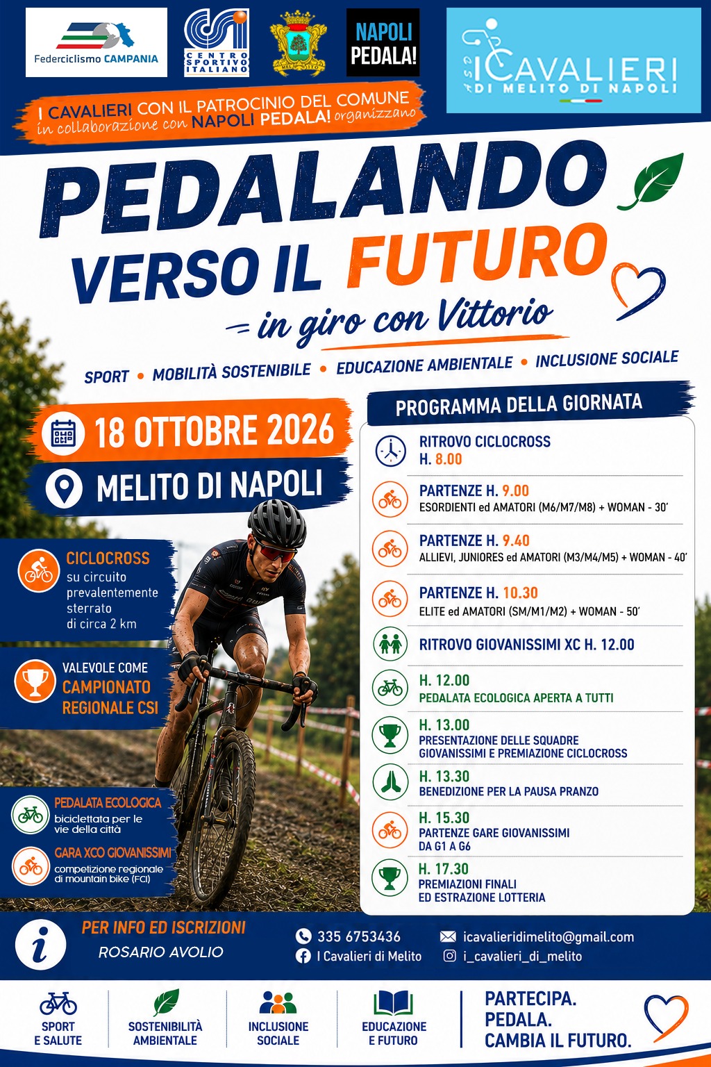 Pedalando verso il Futuro: a Melito una giornata di sport, bici e sostenibilità